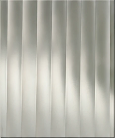 B11: Ultra-clear reeded, one-side satin · 8 mm