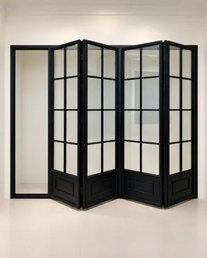 HF05 · Black — Folding layout · panelled base
