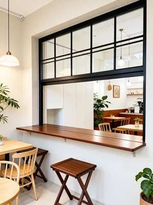 SW01 · Black · café serving opening — Style and setting reference